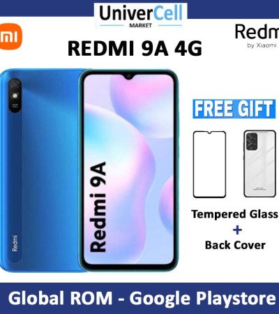 Redmi 9A | 2GB+32GB | 4GB+64GB | GLOBAL ROM | GOOGLE PLAY STORE | Brand New with Warranty | Free Gifts !!!